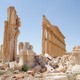 Damage to the Arch of Triumph, April 2016.